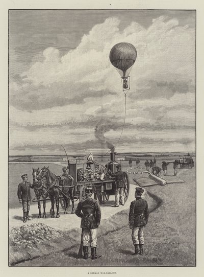 A German War-Balloon by Johann Nepomuk Schonberg
